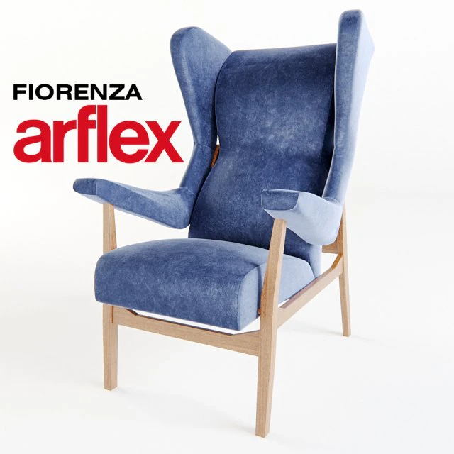 arflex - fiorenza armchair 3D Model .c4d .max .obj .3ds .fbx .stl .blend