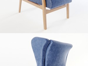 arflex - fiorenza armchair Modello 3D
