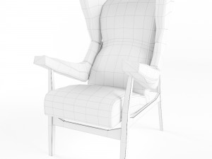 arflex - fiorenza armchair Modello 3D