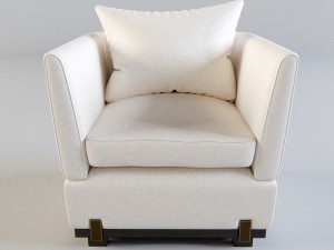 carlyle collective - ida armchair 3D Model
