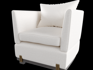 carlyle collective - ida armchair 3D Model