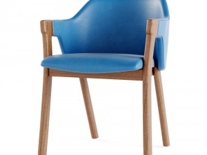 very wood - loden 02 chair Modello 3D