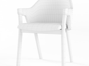 very wood - loden 02 chair Modello 3D