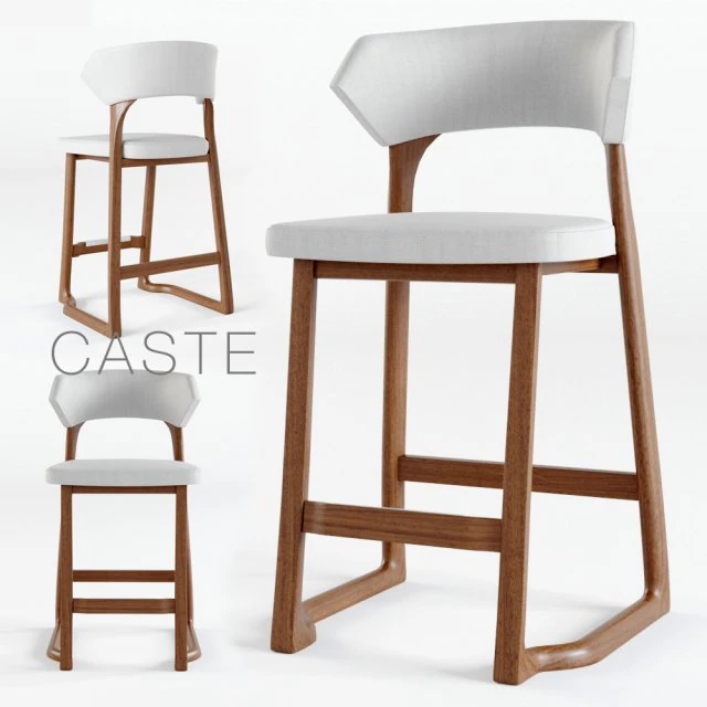 caste - corbin stool 3D Model .c4d .max .obj .3ds .fbx .stl .blend 
