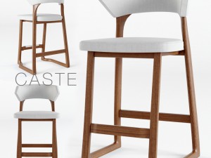 caste - corbin stool 3D Model