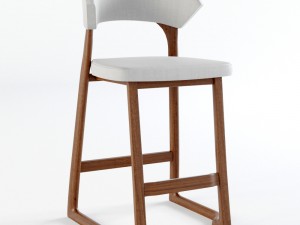 caste - corbin stool 3D Model