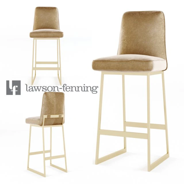 lawson fenning - elysian barstool 3D Model .c4d .max .obj .3ds .fbx .stl .blend 