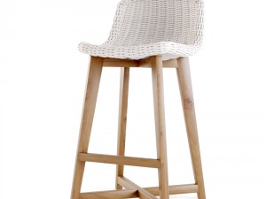 s2dio - wood and resin high chair norway Modello 3D