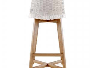 s2dio - wood and resin high chair norway Modello 3D