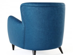 the contract chair - baron lounge chair 3D Model