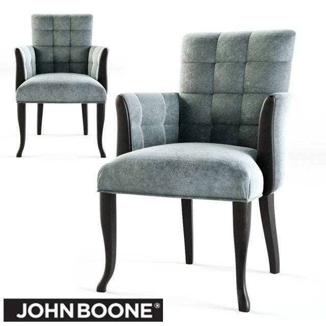 john boone chair 3D Model .c4d .max .obj .3ds .fbx .stl .blend 