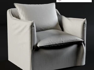 kursi luar ruangan agave Model 3D