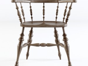 smokers bow windsor arm chair Model 3D