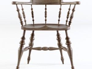 smokers bow windsor arm chair Model 3D