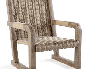 wicker chair 3D Model
