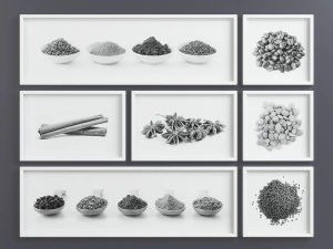 picture frames set -1 3D Model