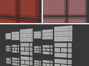 picture frames set -1 3D Model