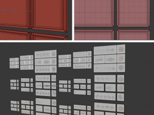 picture frames set -1 3D Model