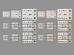 picture frames set -1 3D Model