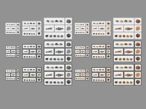 picture frames set -1 3D Model