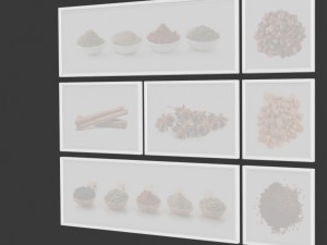 picture frames set -1 3D Model