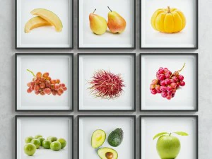 액자 세트 -2 3D 모델