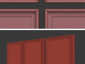 picture frames set -2 3D Model