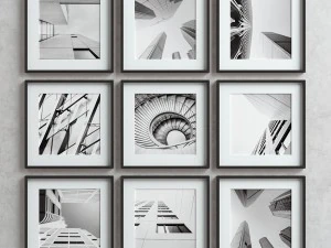 picture frames set -3 3D Model