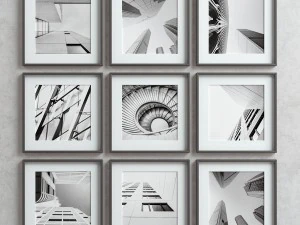 picture frames set -3 3D Model