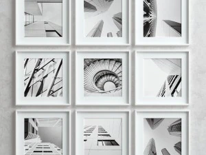 picture frames set -3 3D Model