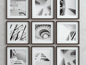 picture frames set -3 3D Model