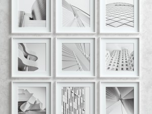 picture frames set -4 3D 모델