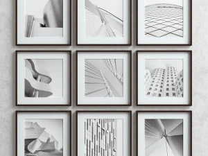 picture frames set -4 3D Model