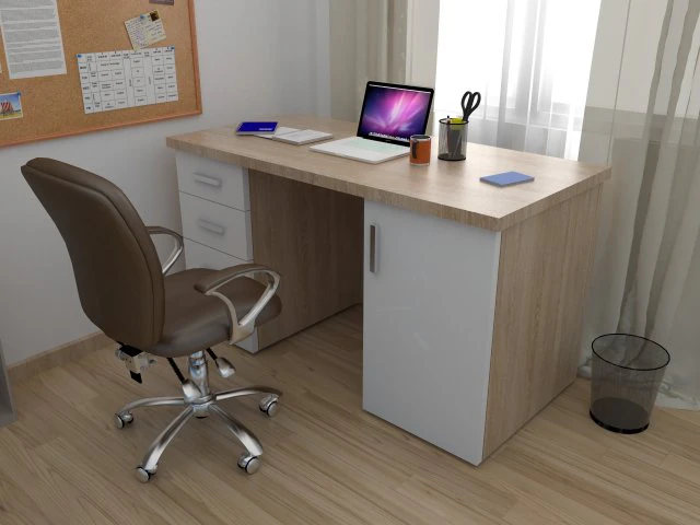 office with sketchup v ray 3D Model .c4d .max .obj .3ds .fbx .stl .blend