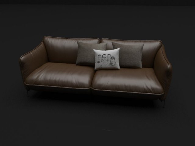 sofa Modello 3D .c4d .max .obj .3ds .fbx .stl .blend 