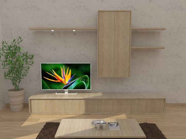 livingroom 3D Model .c4d .max .obj .3ds .fbx .stl .blend 