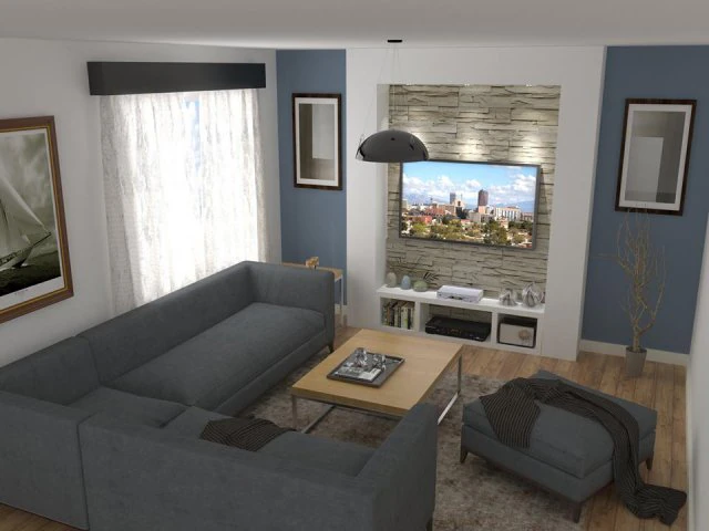 livingroom 3D Model .c4d .max .obj .3ds .fbx .stl .blend 