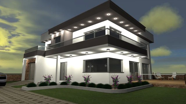 house project 3D Model .c4d .max .obj .3ds .fbx .stl .blend 