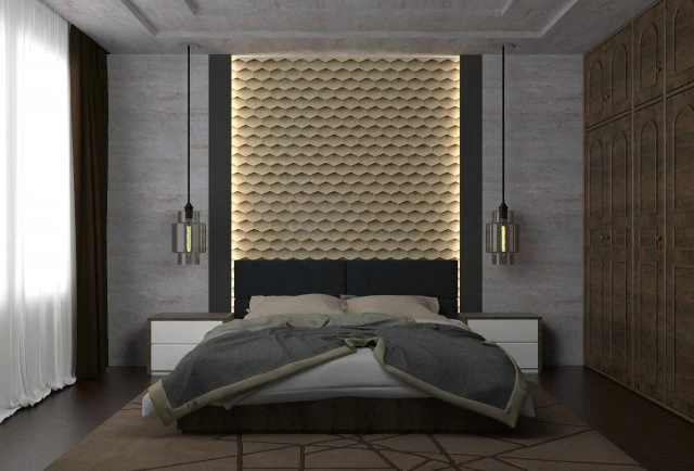 bedroom 3D Model .c4d .max .obj .3ds .fbx .stl .blend 