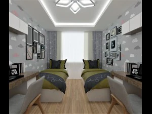 bedroom for kids 3D Model