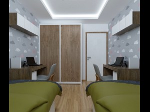 bedroom for kids 3D Model