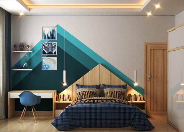 bedroom design 3D Модель .c4d .max .obj .3ds .fbx .stl .blend 