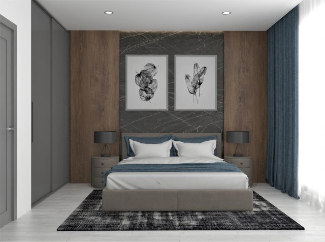 bedroom 3D 模型 .c4d .max .obj .3ds .fbx .stl .blend 
