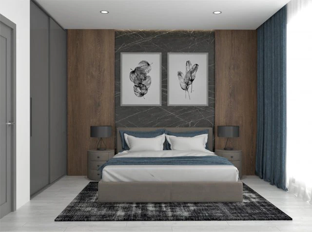 bedroom 3D Model .c4d .max .obj .3ds .fbx .stl .blend 