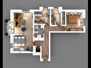 render apartment Modelo 3D