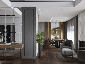 house interier Model 3D