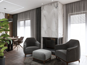 house interier Model 3D