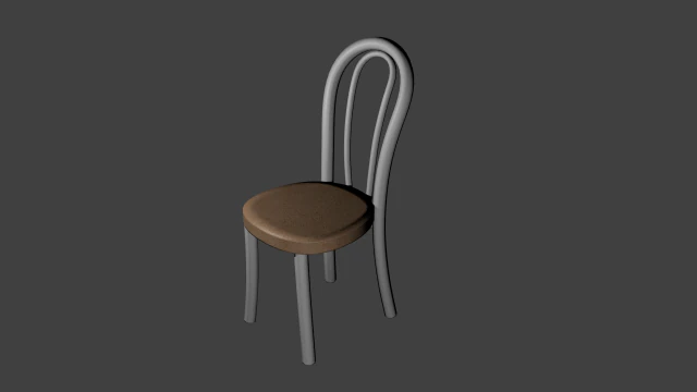chair 3D Model .c4d .max .obj .3ds .fbx .stl .blend 