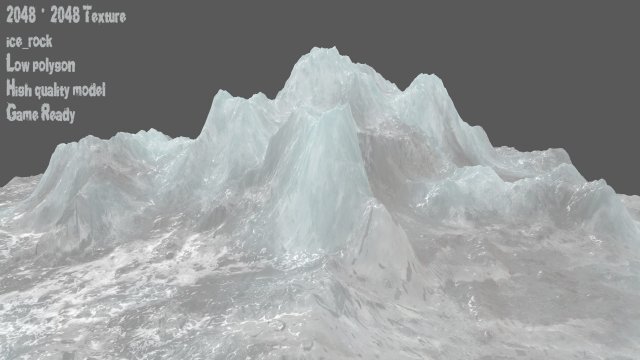 iceberg 3D मॉडल .c4d .max .obj .3ds .fbx .stl .blend 