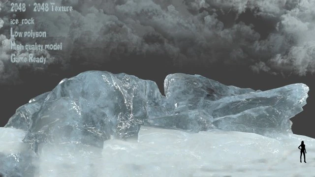 ice 1 3D Model .c4d .max .obj .3ds .fbx .stl .blend 